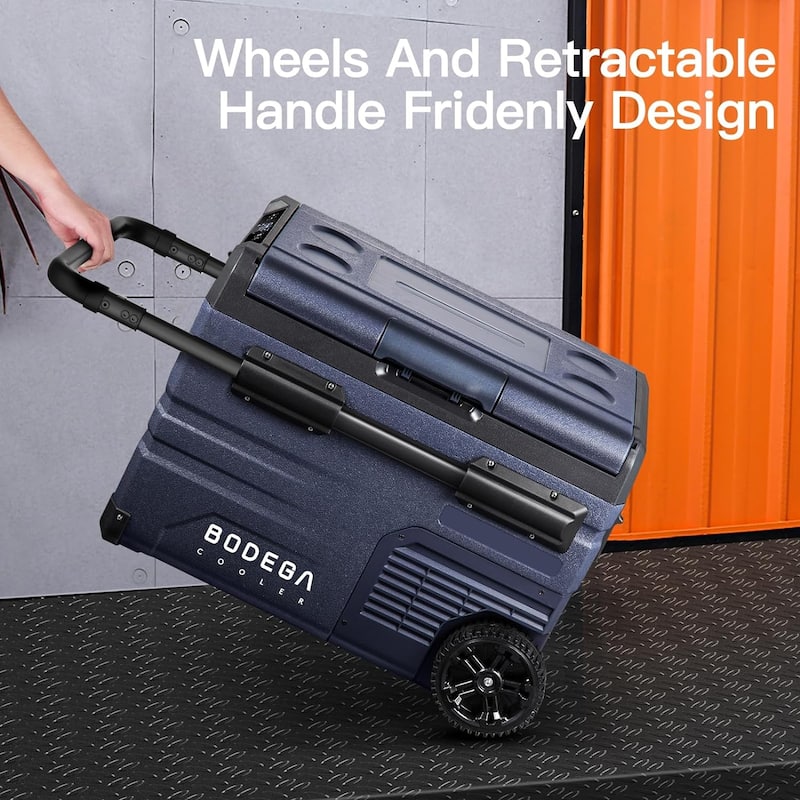BODEGA Car Refrigerator,Dual Zone Cooler,Temp Independent,APP Control