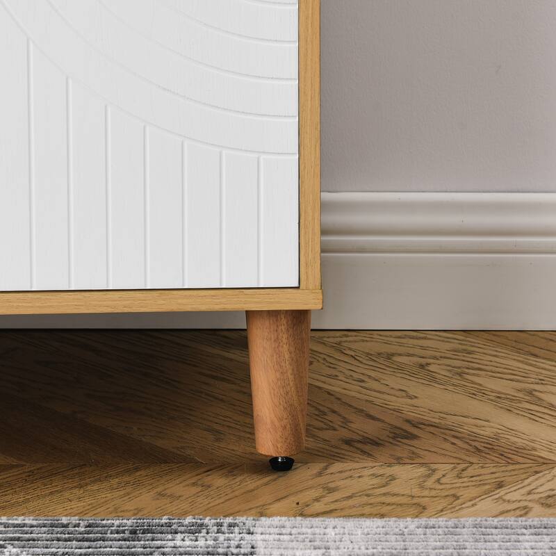 Comfortable Storage Cabinet with Adjustable Shelves
