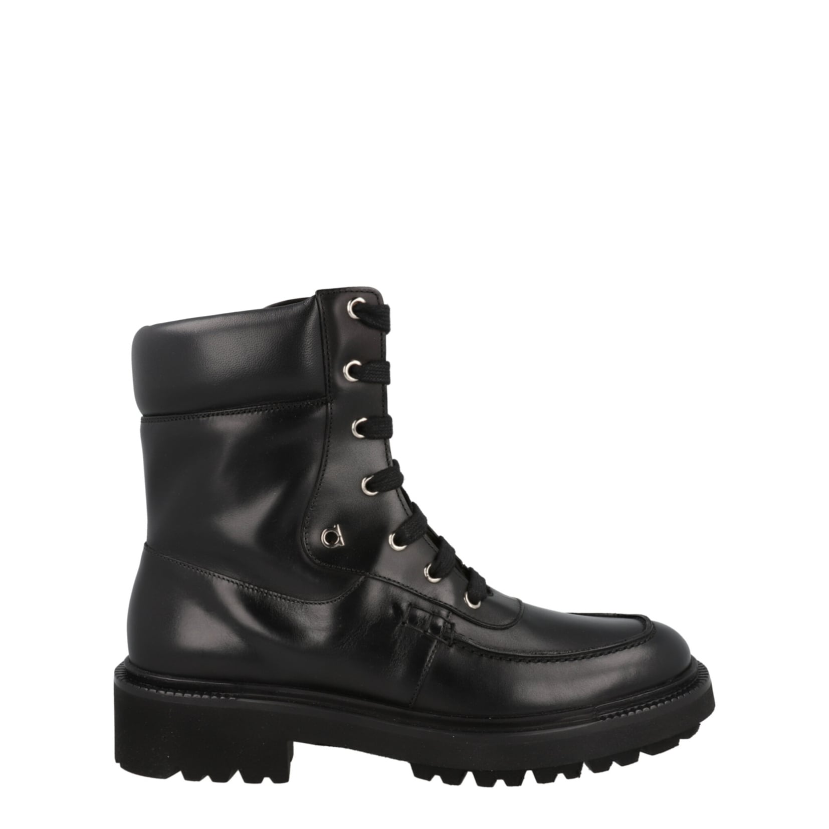 Ferragamo Florentia Contrasting Insert Ankle Boots  display picture 2