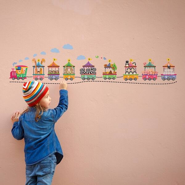 Shop Walplus Kids Circus Numbers Children Wall Sticker Nursery Decor Decal Overstock 31768873,Cute Art Drawing Cute Art Komodo Dragon