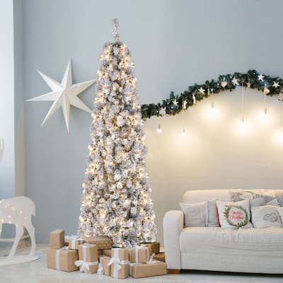 7.5ft 350 Warm Color Clearance Lights Christmas Tree - N/A