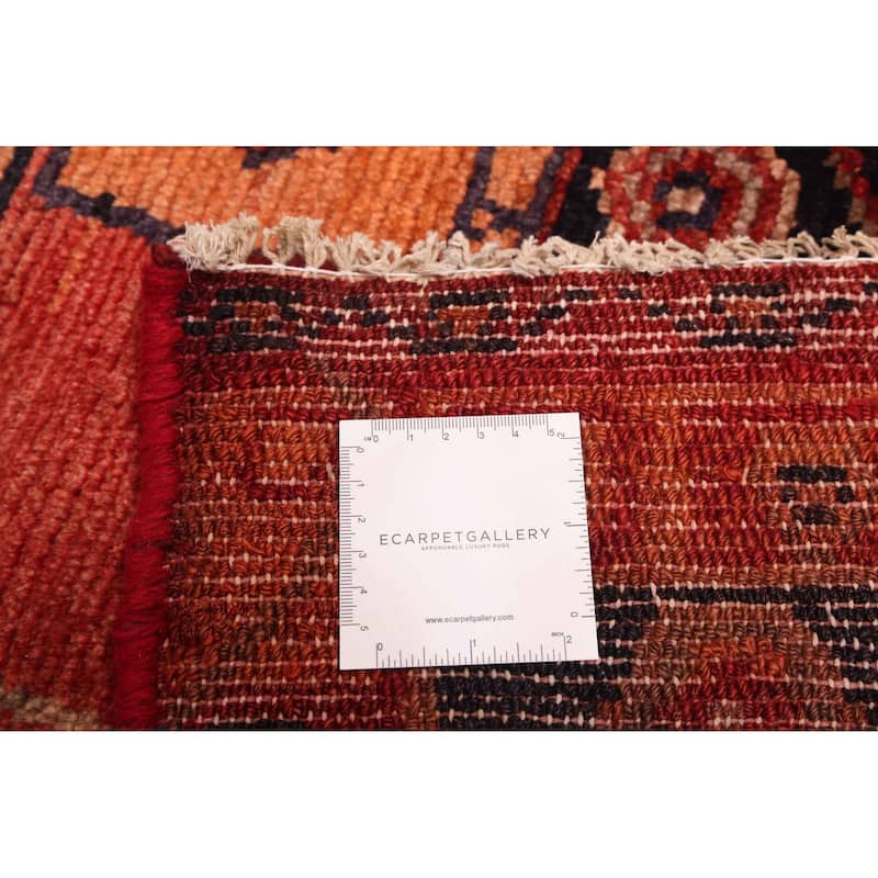 ECARPETGALLERY Hand-knotted Konya Anatolian Navy, Red Wool Rug - 4'5 x 6'0