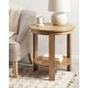 preview thumbnail 1 of 117, Kate and Laurel Foxford Round Wood Side Table