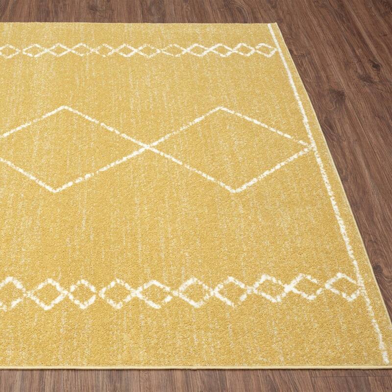 Luxe Weavers Boho Moroccan Geometric Area Rug