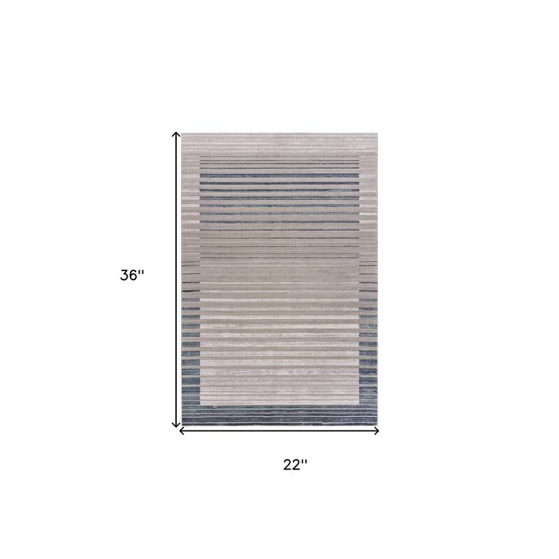 Soke Abstract Area Rug By HomeRoots - 2' x 3'