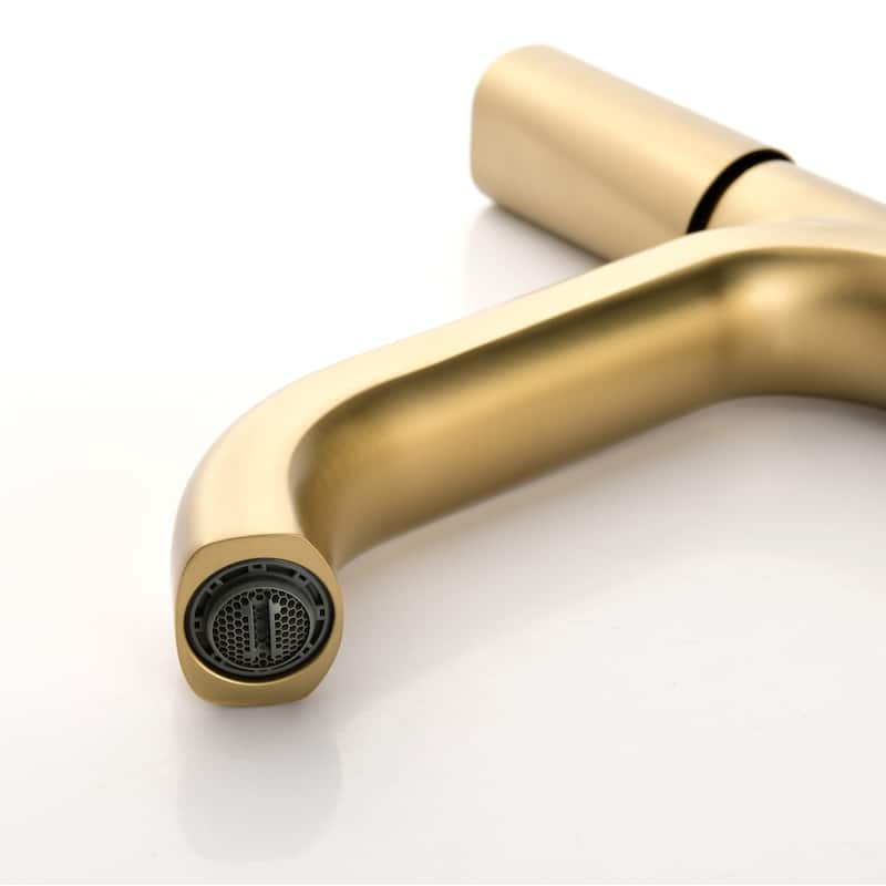 Single Handle Single Hole Bathroom Sink Faucet