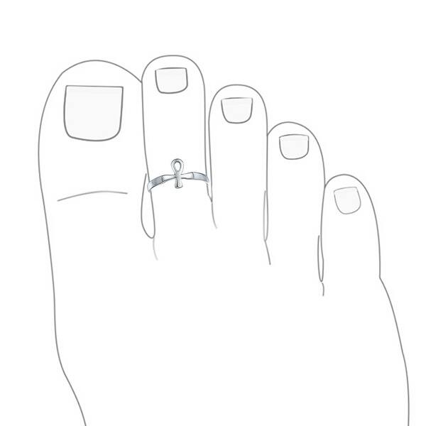 Egyptian Ankh Cross Shape Midi Toe Ring Polished 925 Silver Sterling On Sale Overstock 18037152 How to draw ankha from animal crossing. bling jewelry