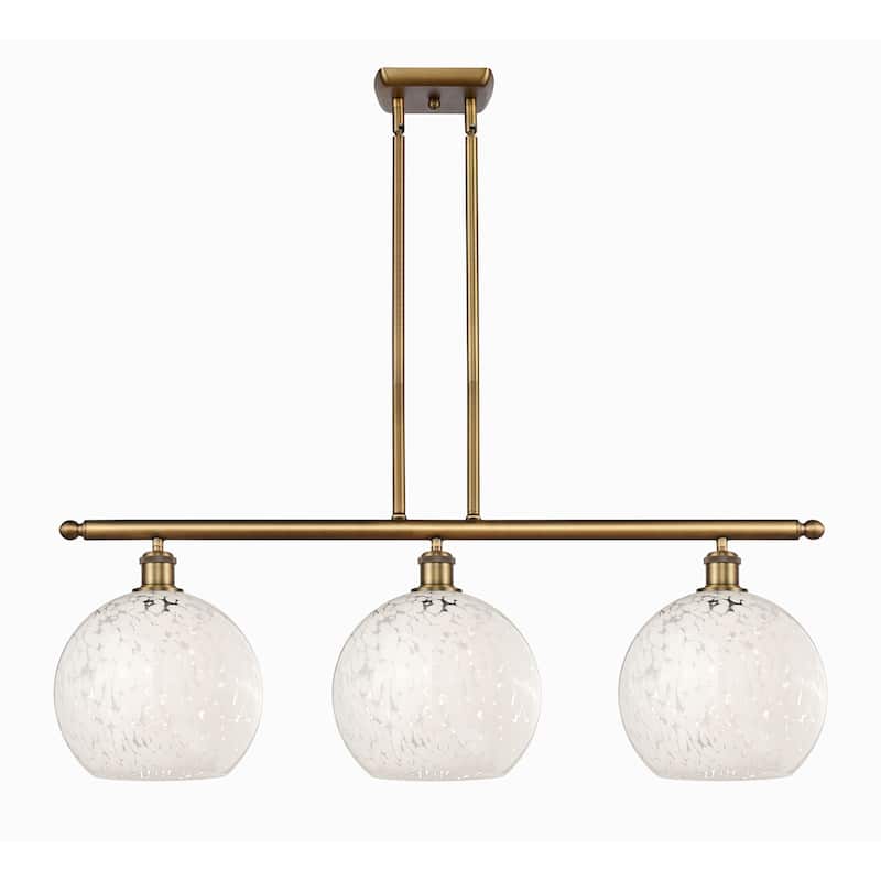 Innovations Lighting 516-3I-13-37-White Mouchette-Indoor Pendant White
