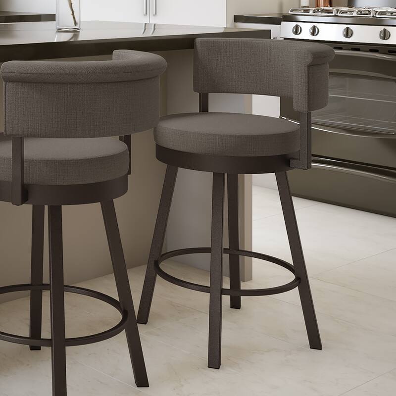 Amisco Rosco Swivel Bar Stool