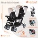 Baby Trend Sit N' Stand Easy Fold Travel Toddler & Baby Double Stroller 