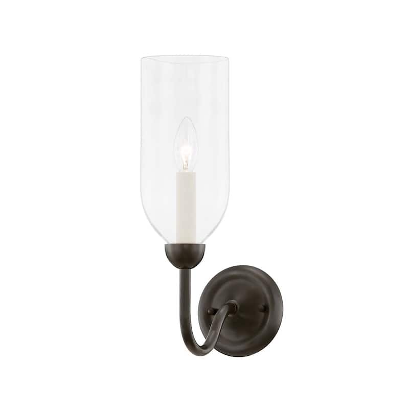 Hudson Valley Lighting Classic No.1 5" Tall Wall Sconce - Distressed Bronze