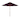 California Umbrella 9' Round Marenti Wood Frame Patio Umbrella with Pacifica Fabric, Base Not Included