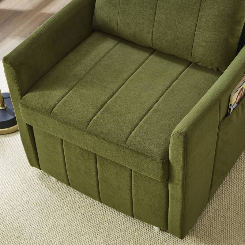 Upholstered Convertible Sleeper Sofa