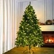 preview thumbnail 1 of 16, 5/ 6/ 7-foot PVC Artificial Holiday Christmas Tree with LED Lights for Home, Office,Party Decoration 5 Foot