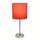 preview thumbnail 23 of 99, Porch & Den Custer Metal/ Fabric Lamp with Charging Outlet