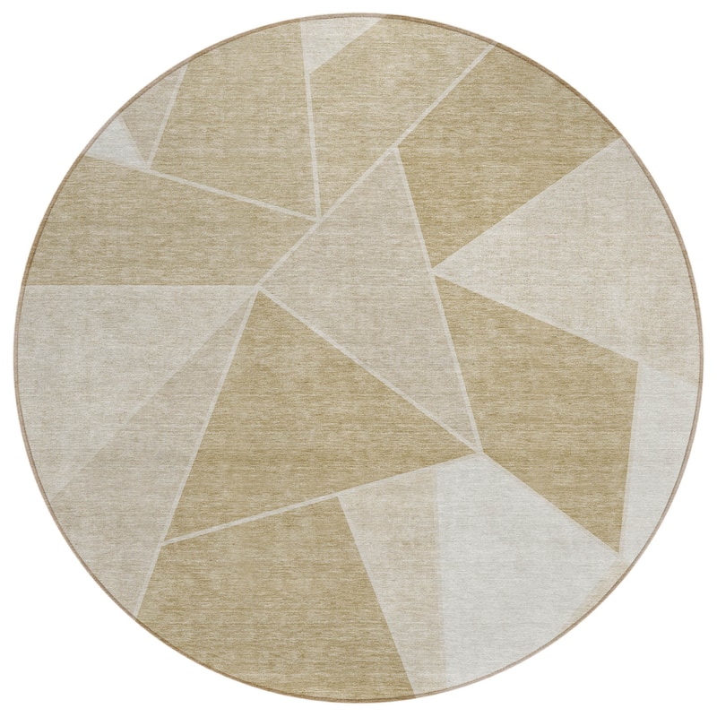 HomeRoots Geometric Transitional Rectangle Outdoor Rug
