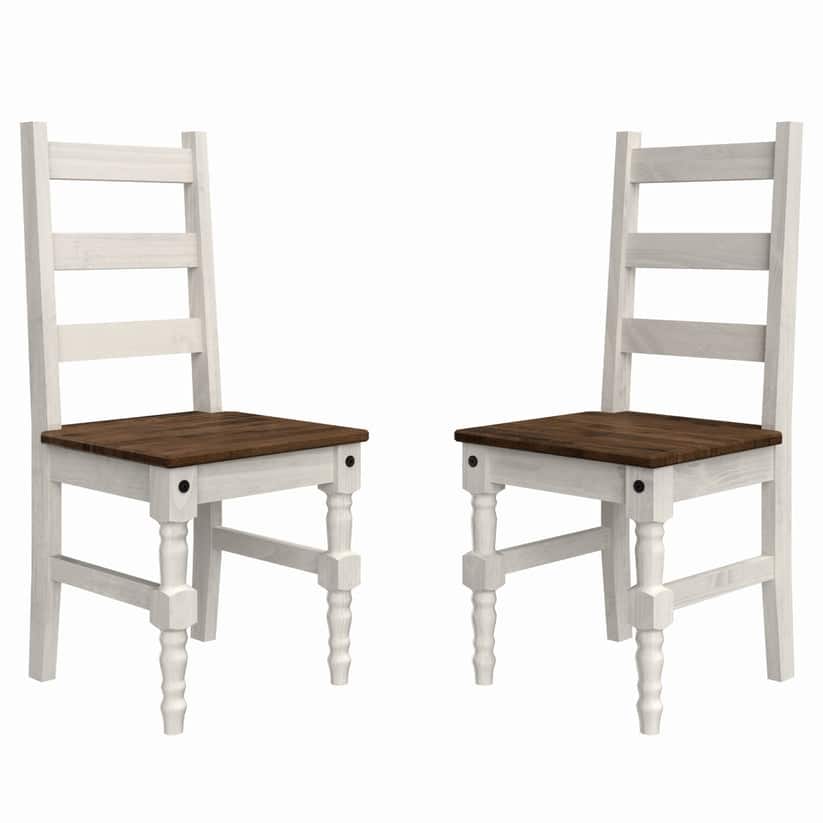 Solid Wood Dining Chair (Set of 2) Harvest | Furniture Dash - N/A