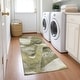 preview thumbnail 54 of 118, Machine Washable Indoor/ Outdoor Modern Chantille Rug Olive - 2'3" x 7'6"