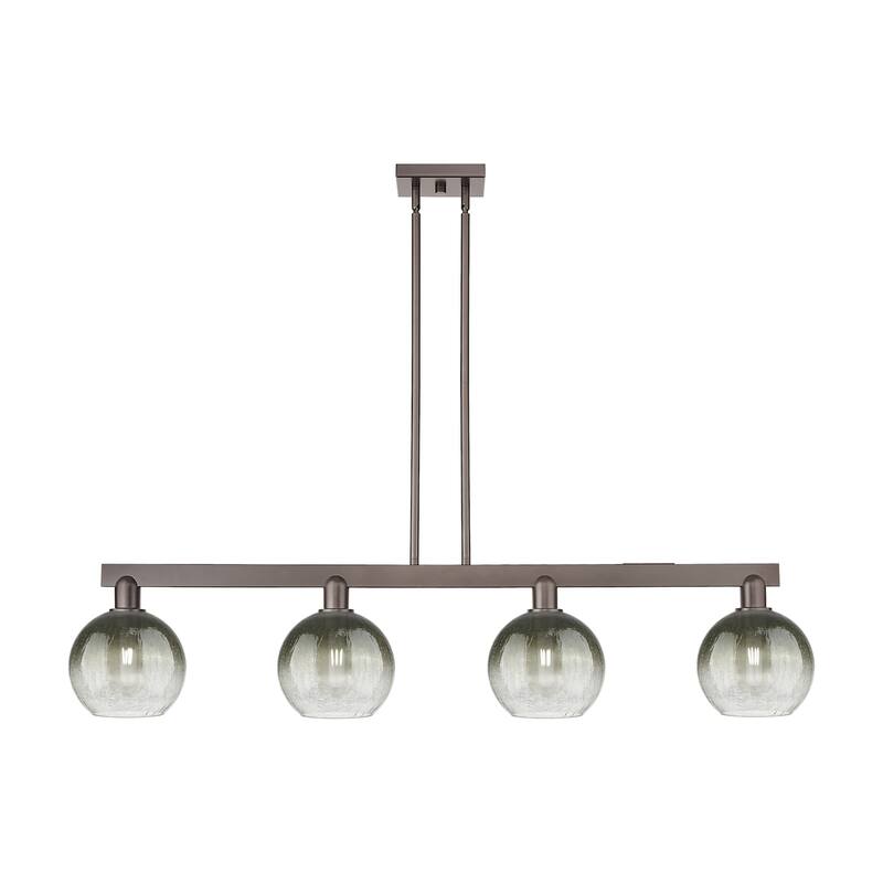 Innovations Lighting 716-4I-12-48 Brookhaven Globe Linear Brookhaven - Oil Rubbed Bronze / Slate