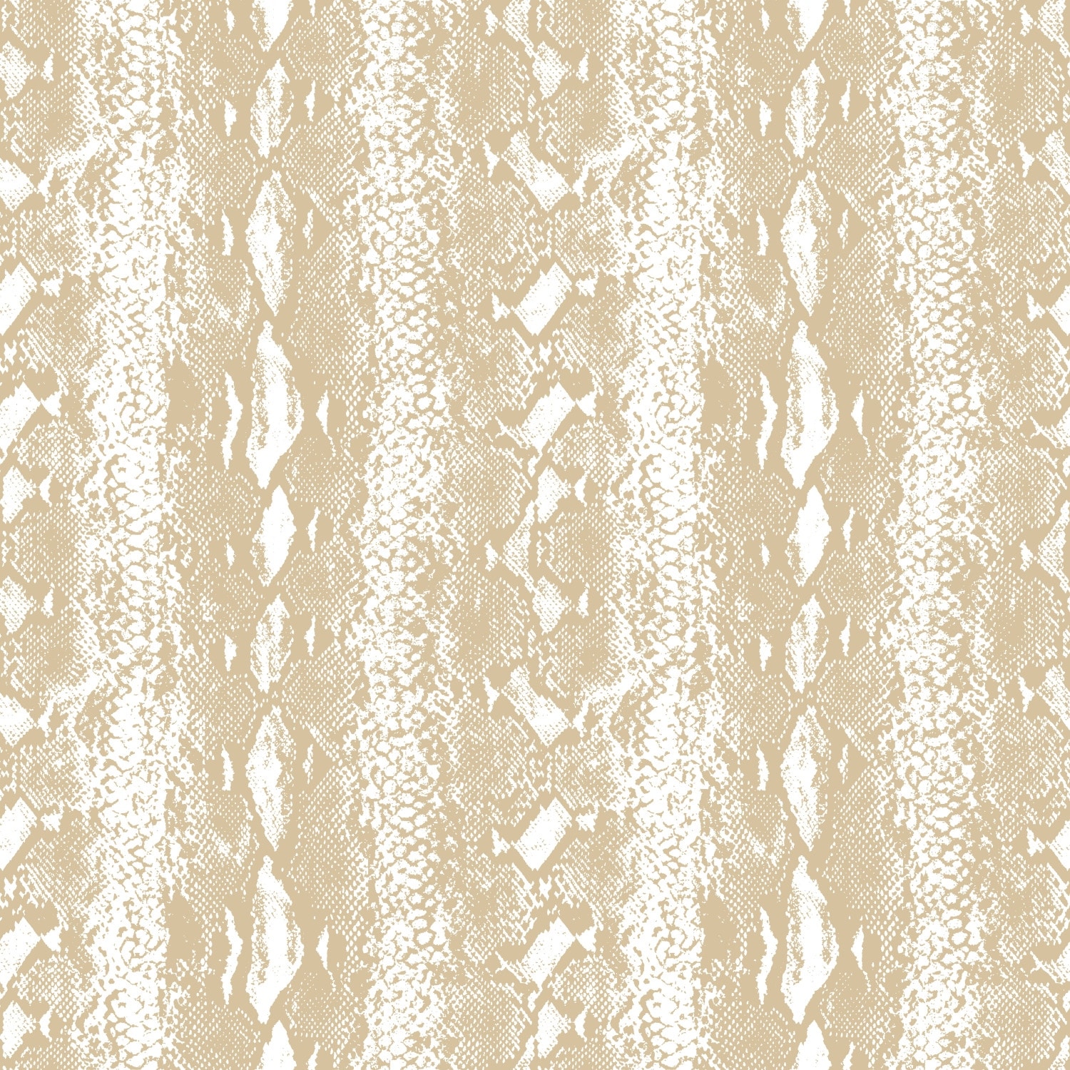 RoomMates Snake Skin White/Gold Peel and Stick Wallpaper