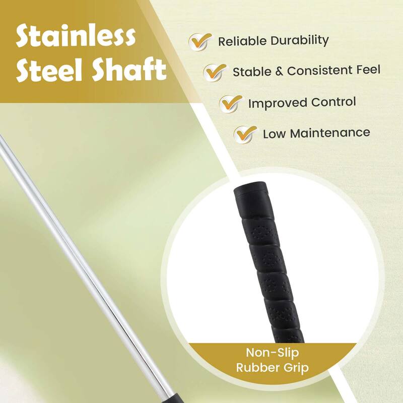 Ultimate 27 Inch Junior Mallet Putter for Kids with Stainless Steel - See Details