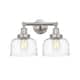 Option Brushed Satin Nickel / Clear Deco Swirl