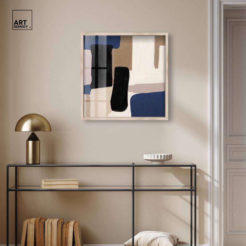Blue Quietude I Shadowbox by Art Remedy
