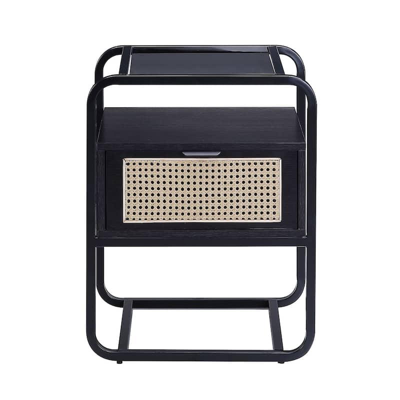 ACME Colson 1-drawer Accent Table in Black