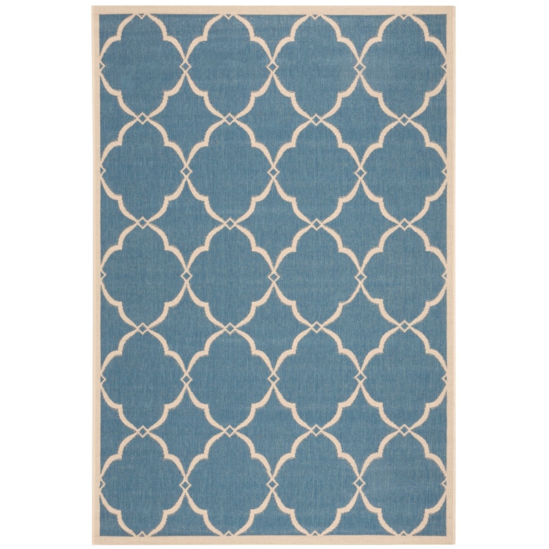 SAFAVIEH Linden Gaye Indoor/ Outdoor Waterproof Patio Backyard Rug.