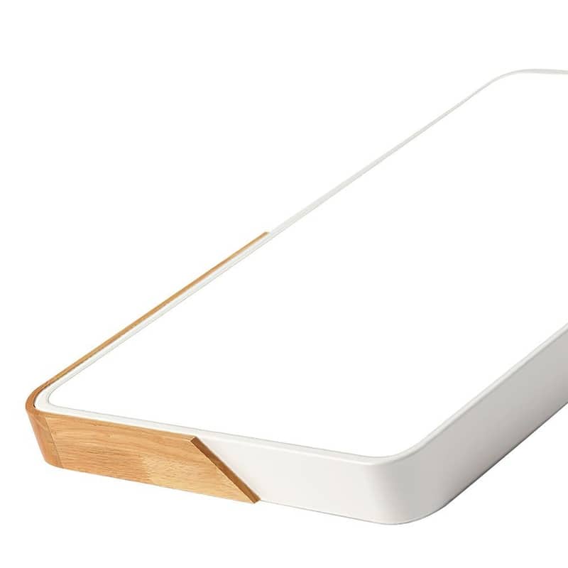 Farmhouse Ultra-thin Rectangle Dimmable LED Flush Mount Light