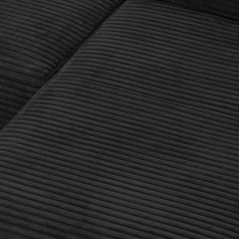 133.4" U-Shaped Corduroy Sectional Sofa with Cup Holders, No Assembly Required