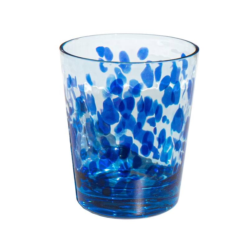 Abode Homewares Vetro Acrylic Drinking Glass - Blue - Set of 6