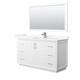 Option White, Nickel Trim, Giotto Quartz Top