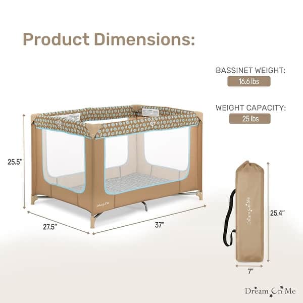 Dream On Me Zodiak Plastic Portable Play Yard