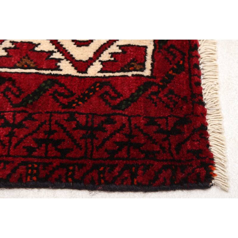 ECARPETGALLERY Hand-knotted Teimani Cream Wool Rug - 3'3 x 5'11