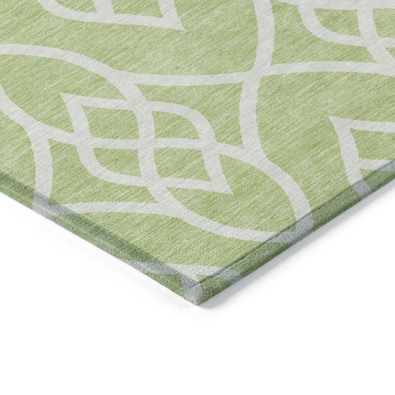 HomeRoots Trellis Transitional Rectangle Outdoor Rug