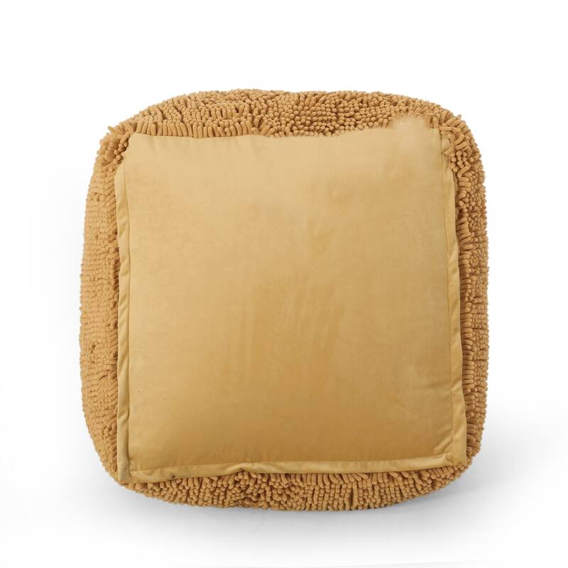 Stylish look Microfiber Square Pouf Easy to maintain