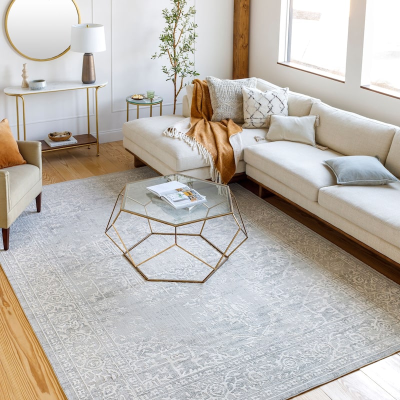 Livabliss Traditional Aisha Medallion Area Rug