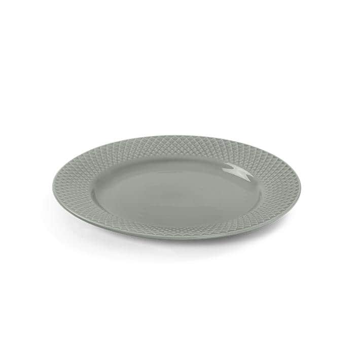 Rhombe Earth Lunch Plate, Moss, Ø: 8.3" - 8.3