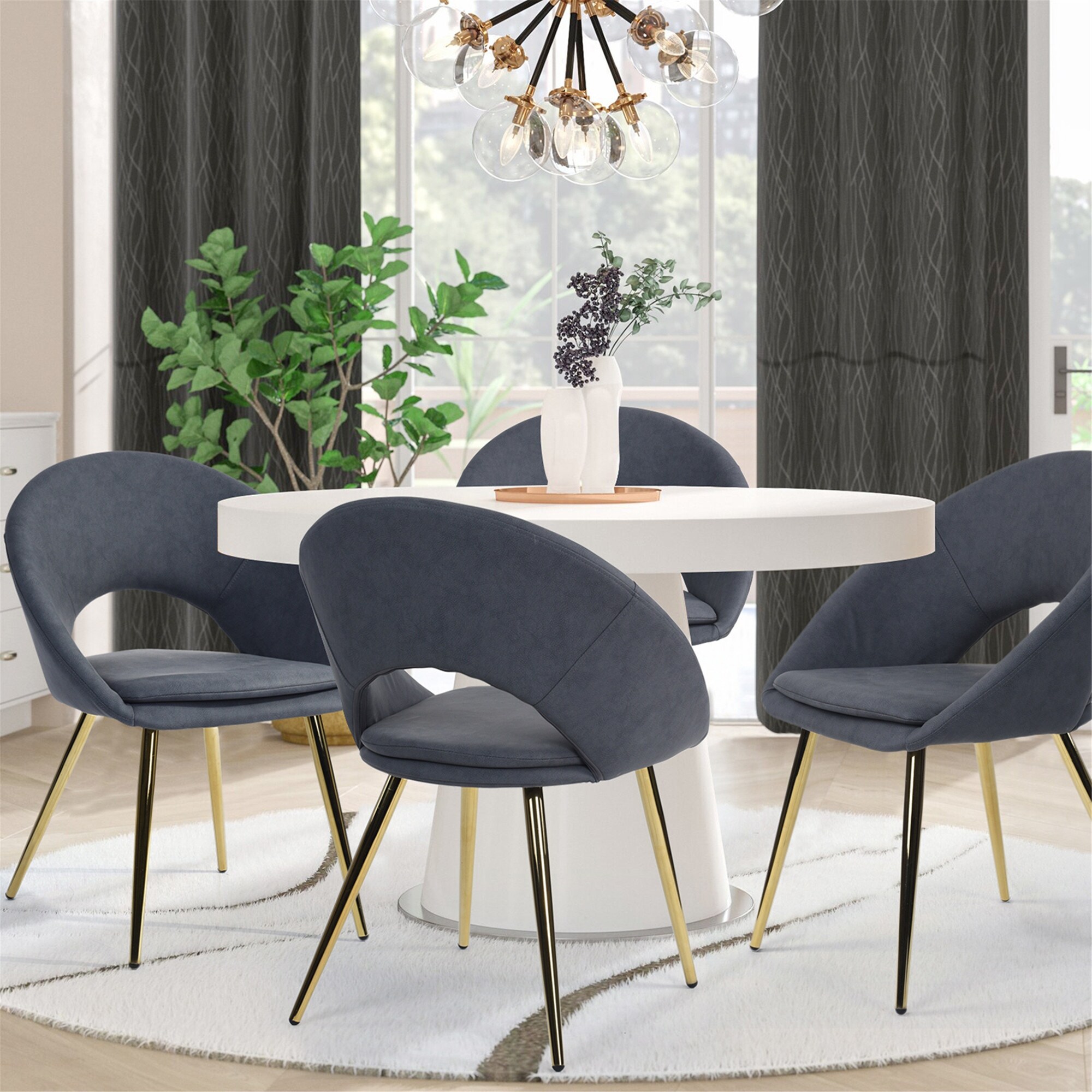 Shop Carson Carrington Igelfors Fabric Cover Dining Chair Set Of 2 Overstock 28701791