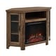 preview thumbnail 12 of 14, Middlebrook 48-inch Corner Fireplace TV Console