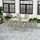 preview thumbnail 22 of 60, Altura 7-Piece Poly Eco-Friendly All Weather Outdoor Dining Set with Armchairs
