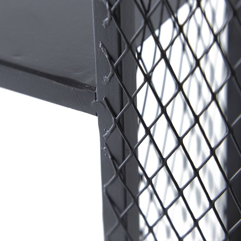 26x5.1x28.3" Floating Wine Bar Shelf w/Glass Holder & Display Shelves