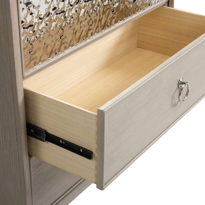 Furniture of America Fable Modern 3-Piece Solid Wood Panel Bedroom Set