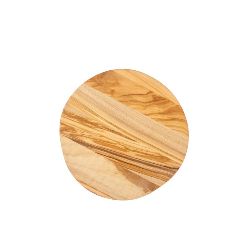 Bloomhouse Natural Bronze Finish Pre-seasoned Cast Iron Grill, Everyday Pan, Skillet & Olive Wood Trivet