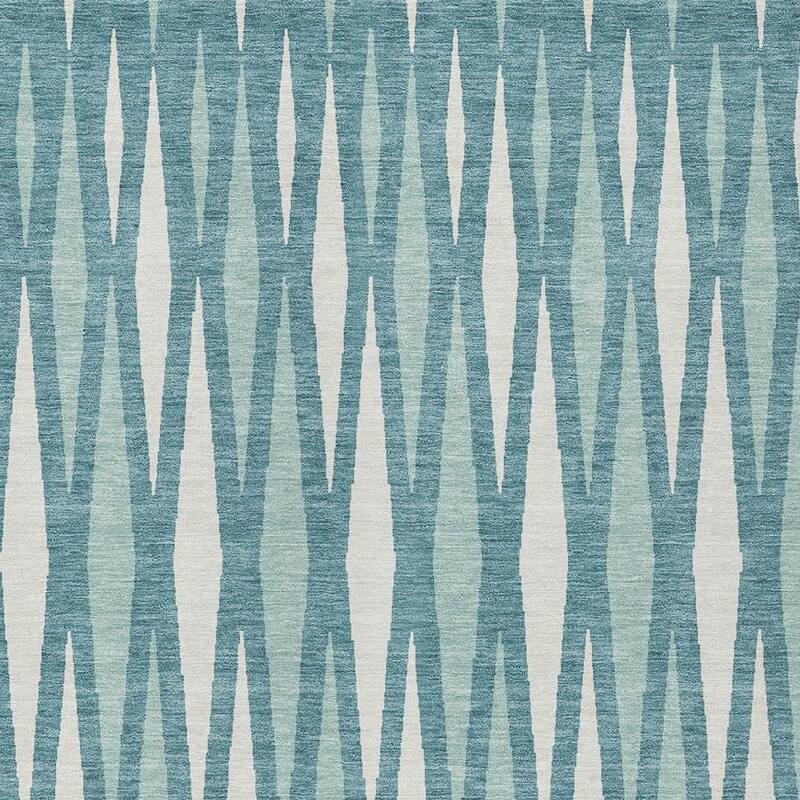 HomeRoots Geometric Transitional Rectangle Outdoor Rug