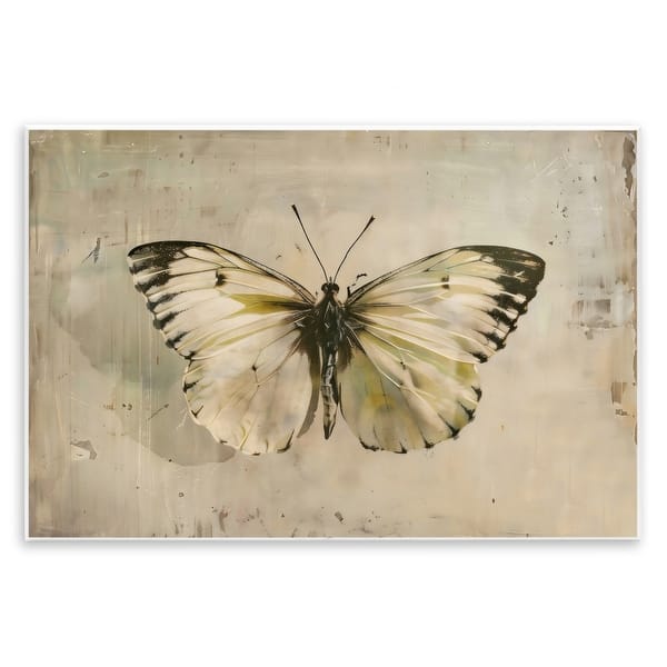Stupell Graceful Vintage Butterfly Wall Plaque Art Design By Creative ...