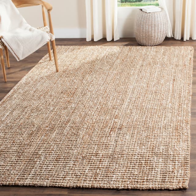 SAFAVIEH Jerneja Handmade Solid Chunky Jute Area Rug