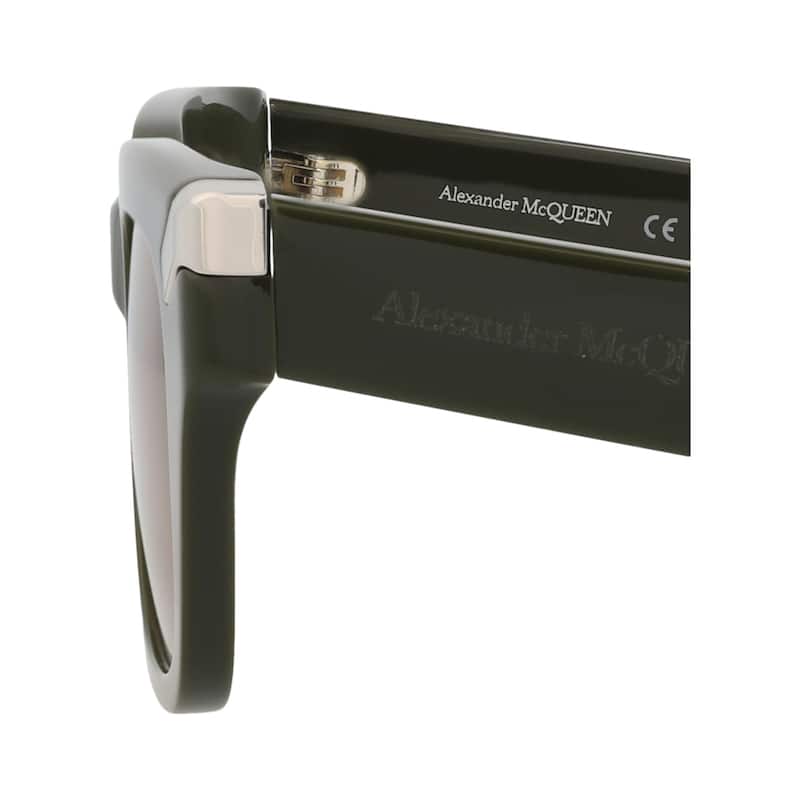 Alexander McQueen Square-Frame Recycled Acetate Sunglasses