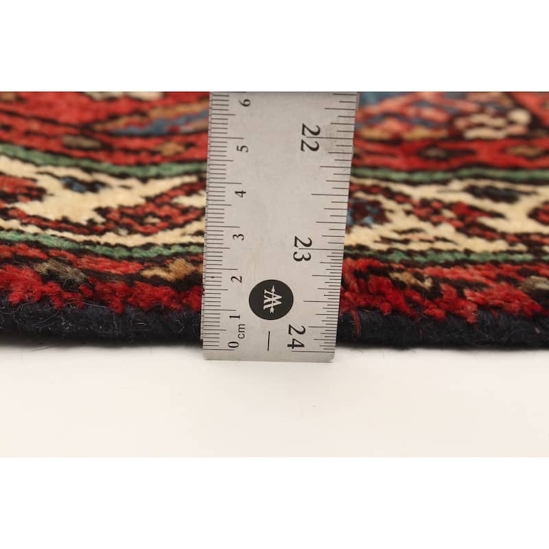 ECARPETGALLERY Hand-knotted Andelz Black Wool Rug - 3'2 x 10'2